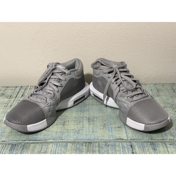 Nike LeBron Witness VIII TB Men\'s Sneakers Size 8 Wolf Grey/White/Smoke Grey main image 7